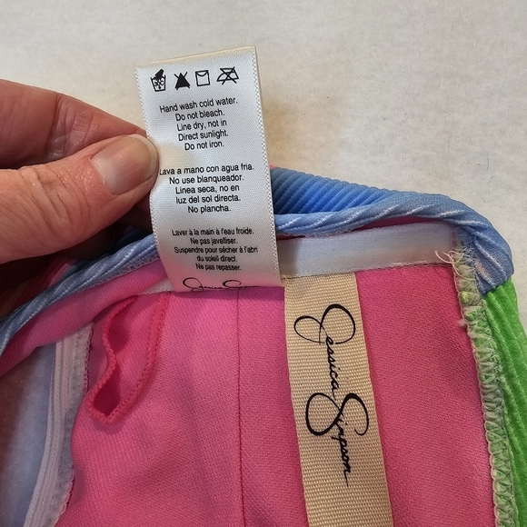 Jessica Simpson One Shoulder Bikini V Front On The Horizon Women Small Beach - Picture 2 of 10